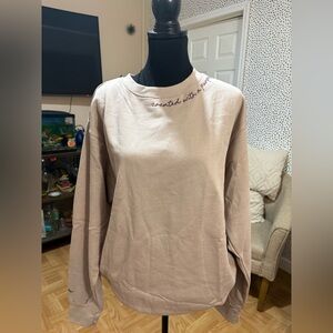 Women's Cozy Beige Sweatshirt